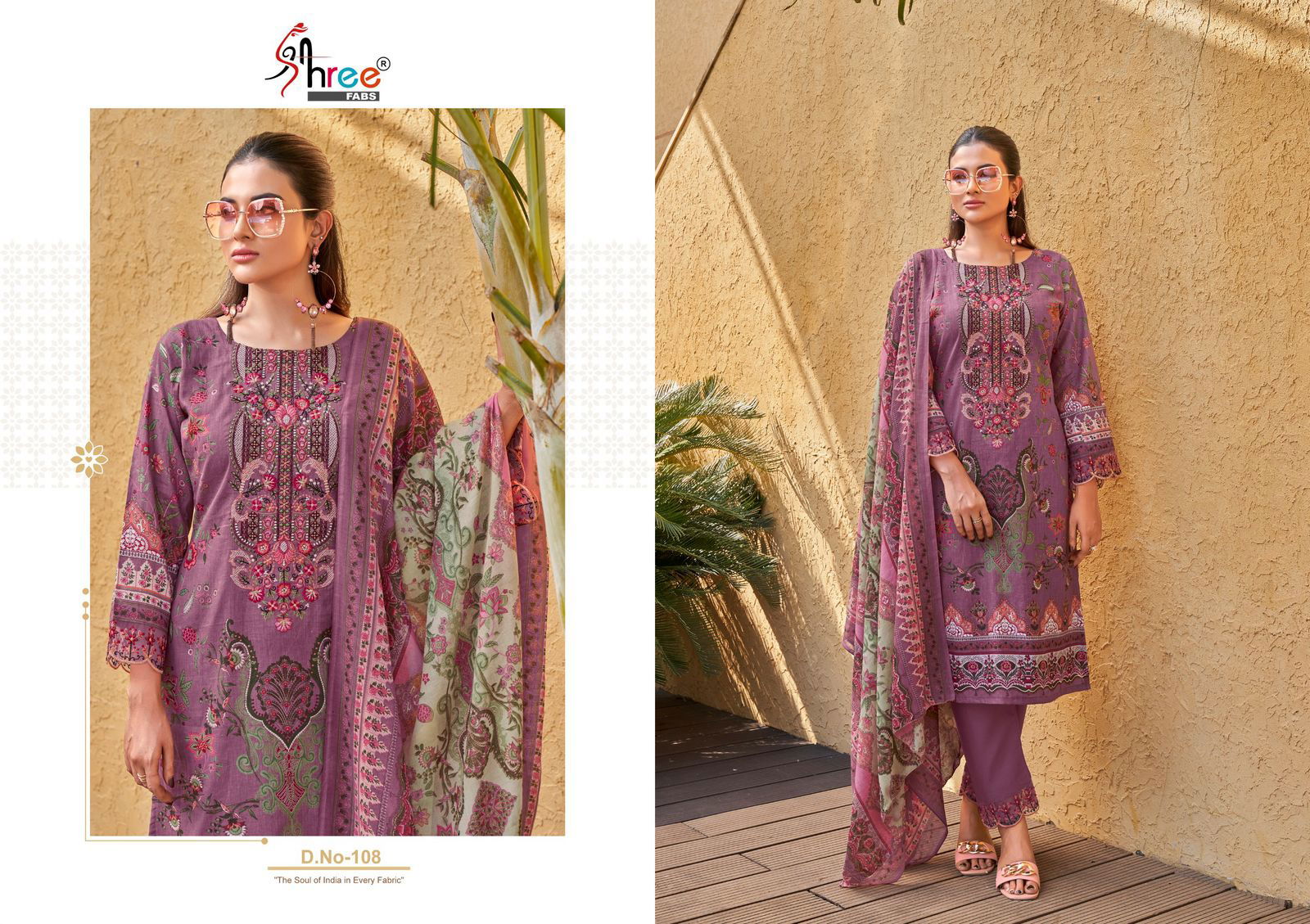 Khadiza by Shree Lawn Cotton Pakistani Salwar Suits Wholesale Online